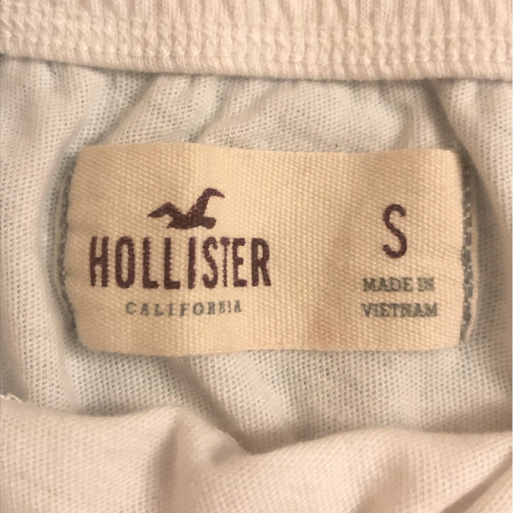 Hollister White Ruffle Lace Tank Top - Picture 7 of 9